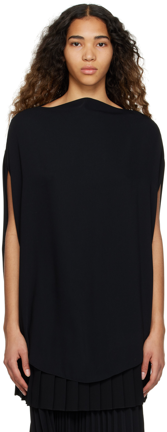 MM6 Maison Margiela Black Sleeveless Blouse MM6 Maison Margiela