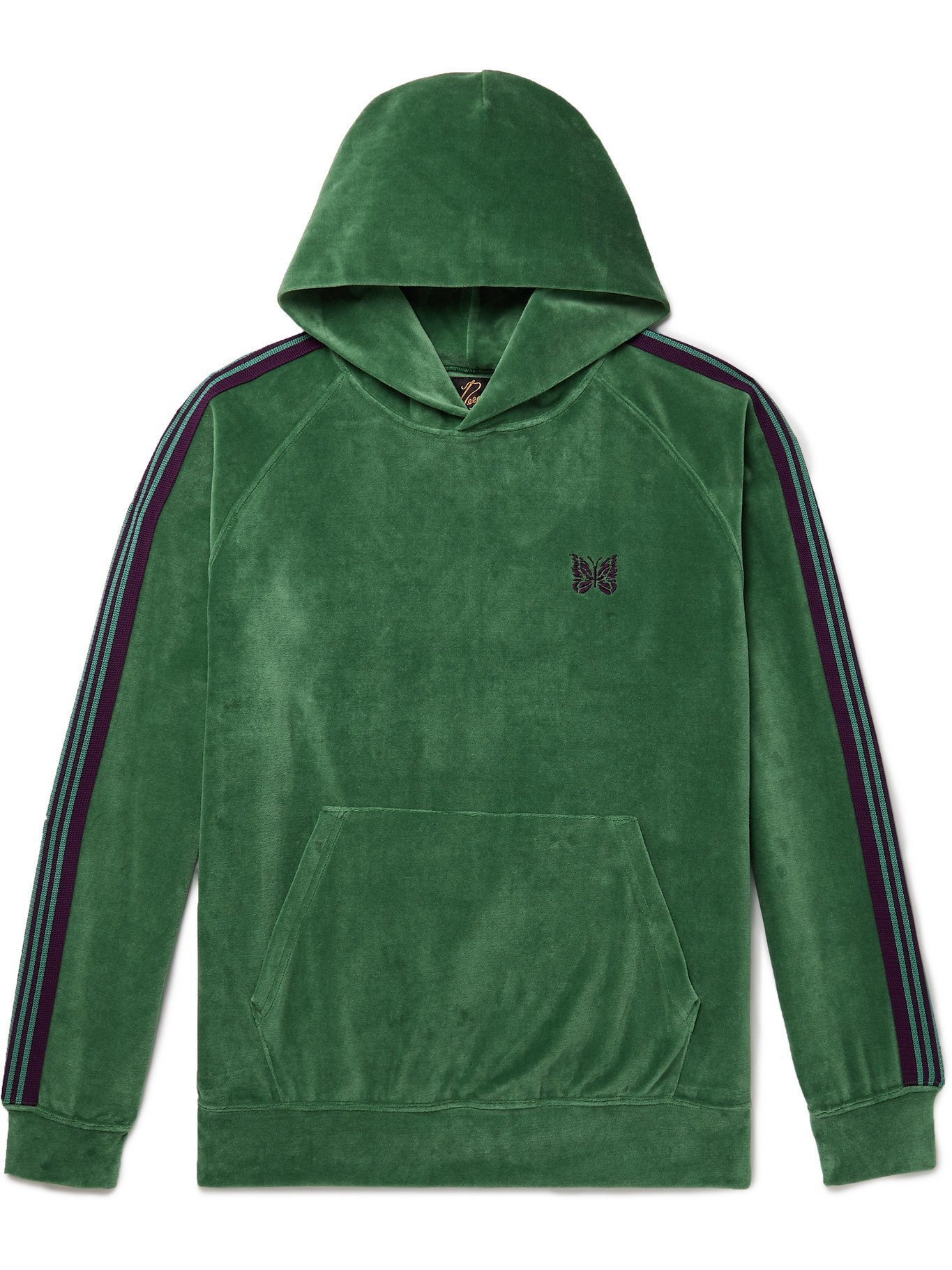 needles velour hoodie