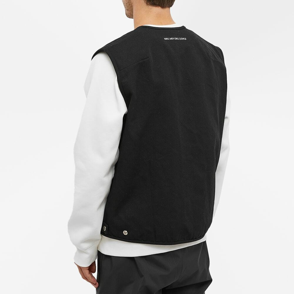 MKI Men's Canvas Work Vest in Black MKI MiyukiZoku