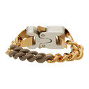 1017 ALYX 9SM SSENSE Exclusive Gold Colored Link Buckle Bracelet