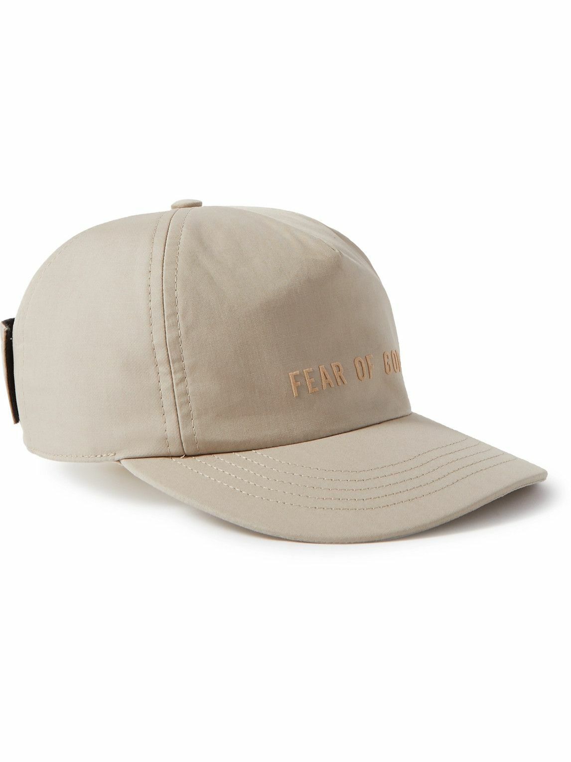 Fear of God - Eternal Logo-Flocked Cotton Baseball Cap Fear Of God