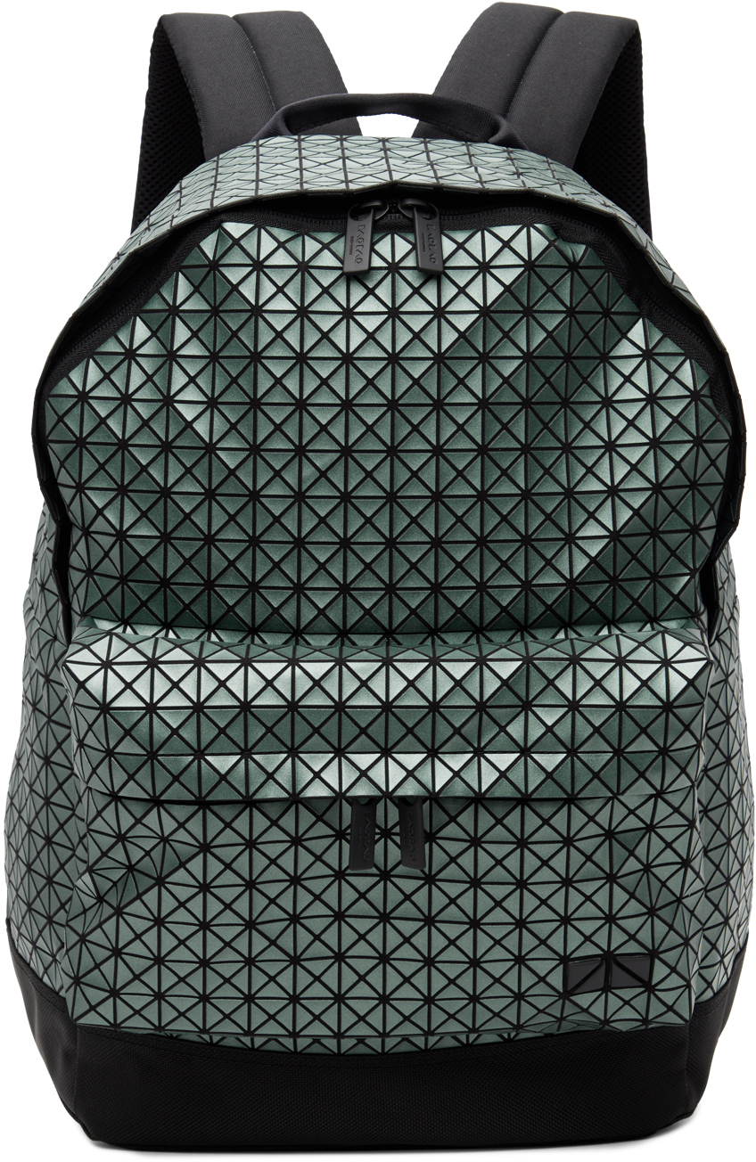 Bao Bao Issey Miyake Blue Metallic Daypack Backpack Bao Bao Issey Miyake