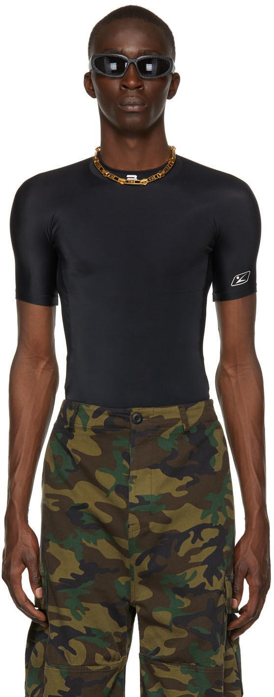 nylon t shirt and shorts