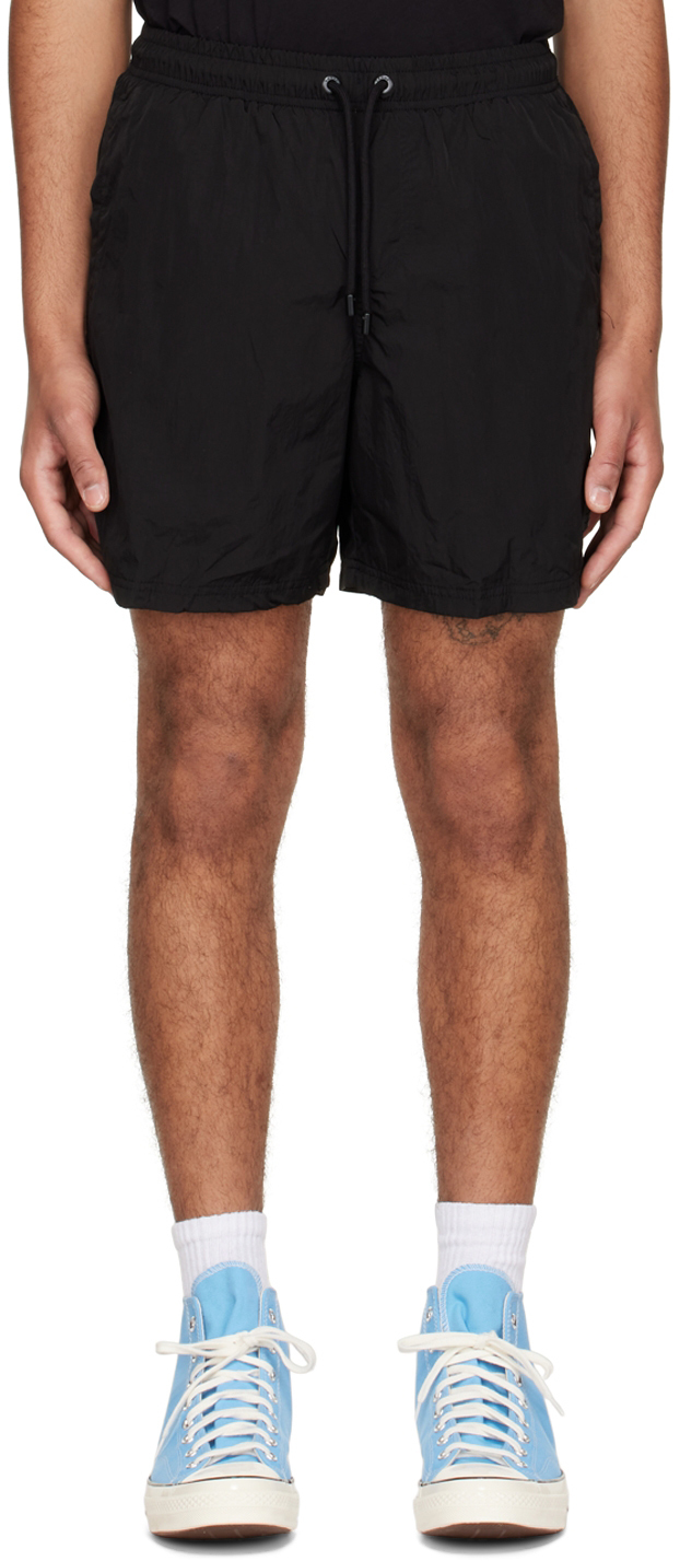 Frame Black Nylon Shorts Frame Denim