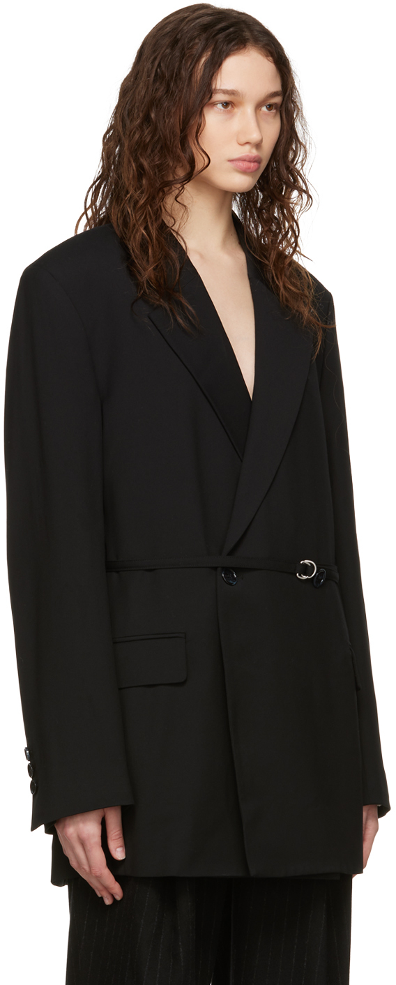 Acne Studios Black Belted Blazer Acne Studios