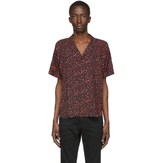 saint laurent leopard shirt