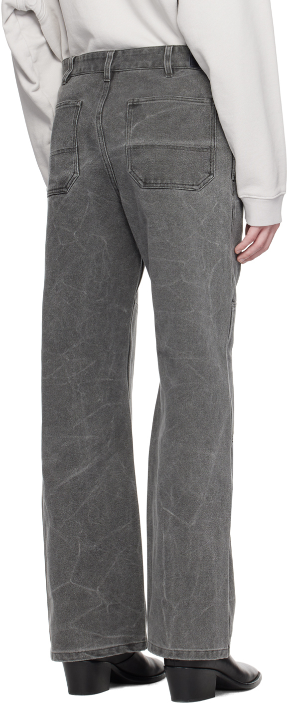 Acne Studios Gray Pigment-Dyed Trousers Acne Studios