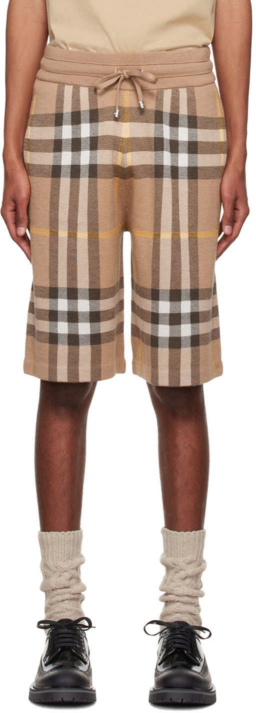 burberry wool shorts