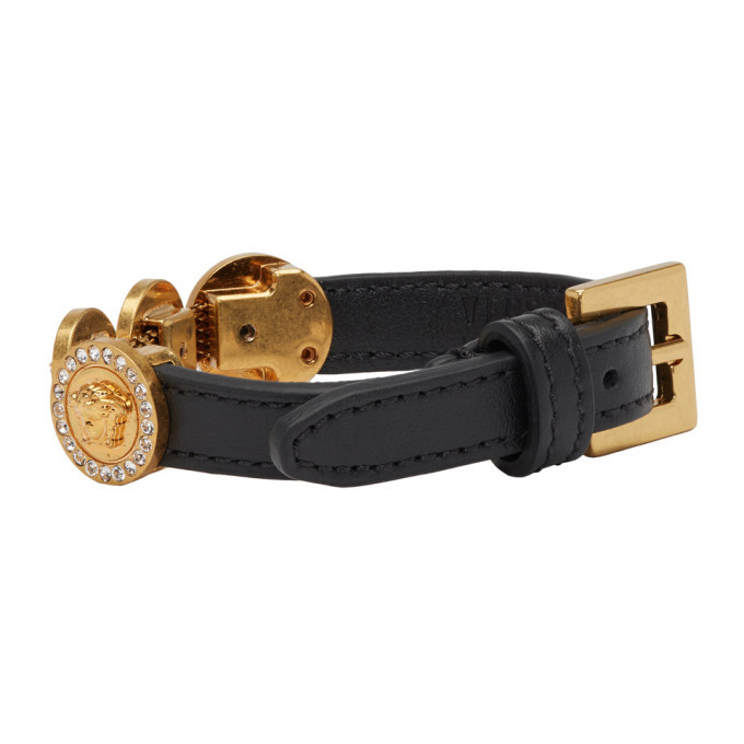 Versace Gold and Black Tribute Bracelet Versace