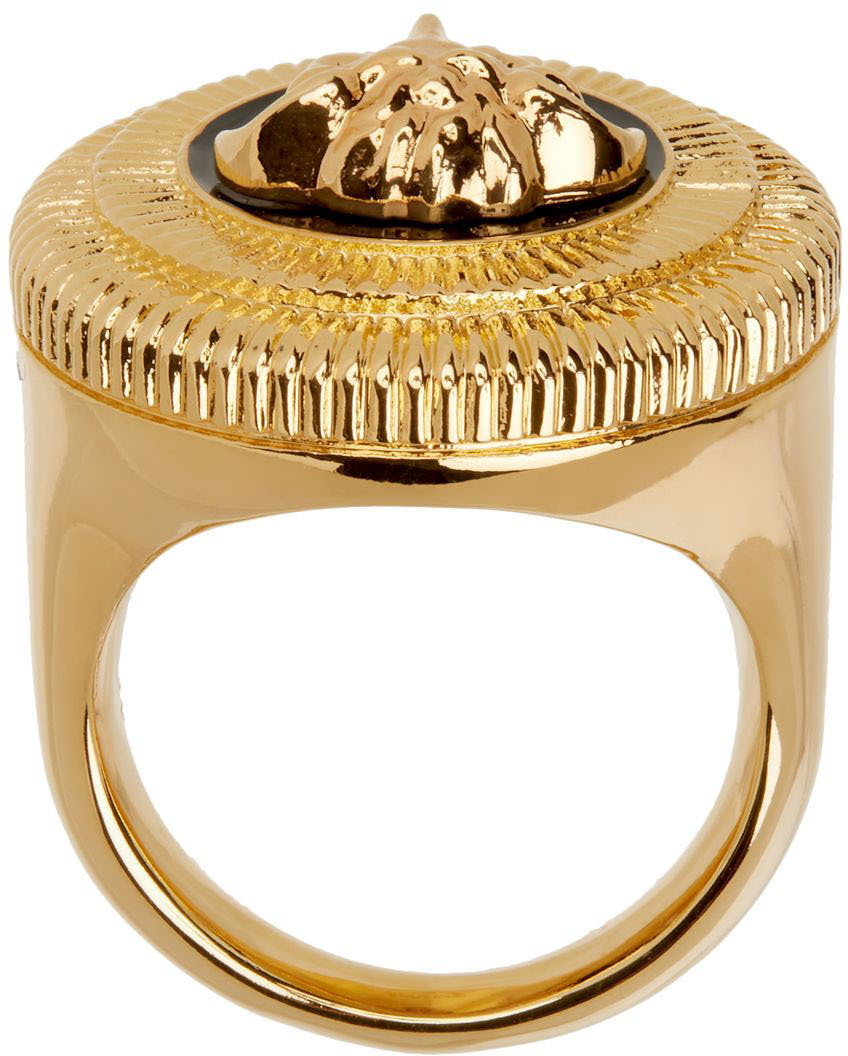 Versace Gold Medusa Biggie Ring Versace