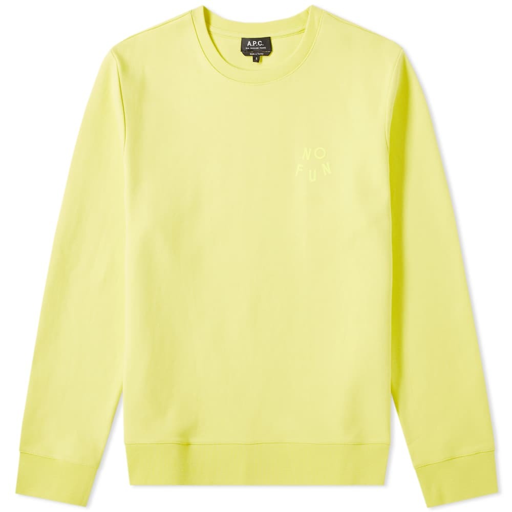 apc no fun sweatshirt