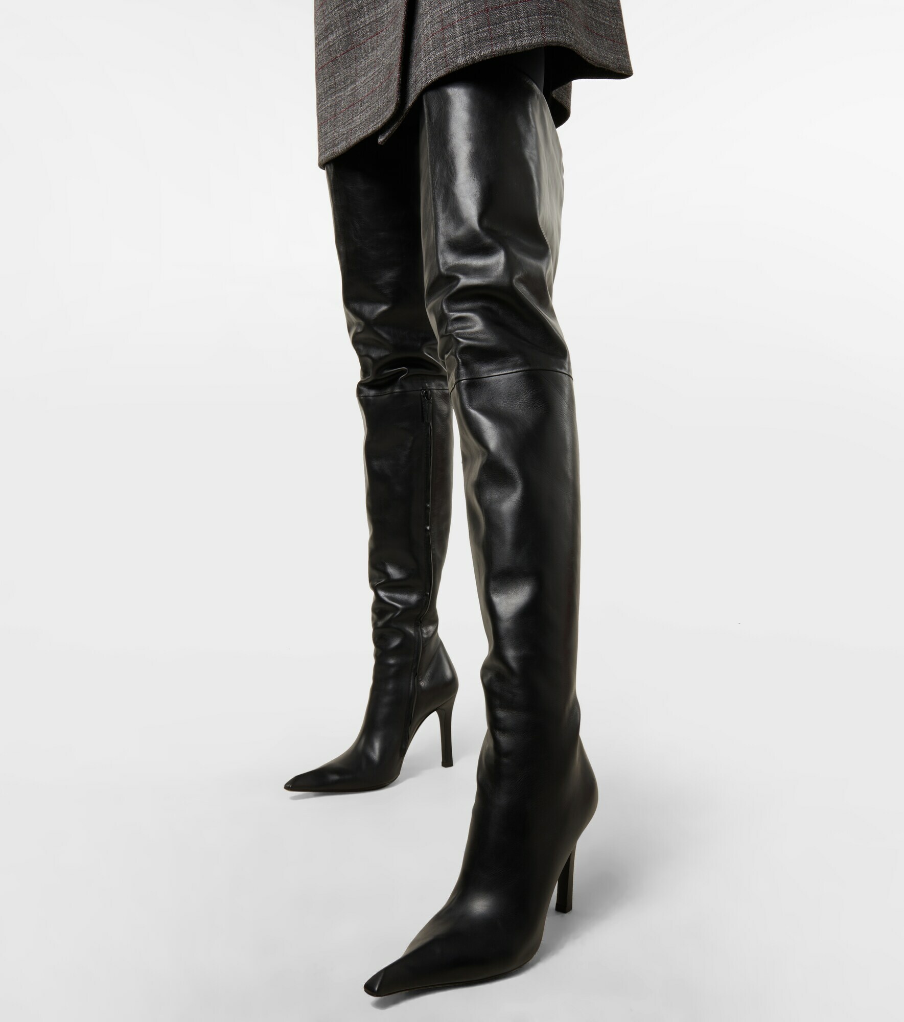 Balenciaga - Over-the-knee leather boots Balenciaga