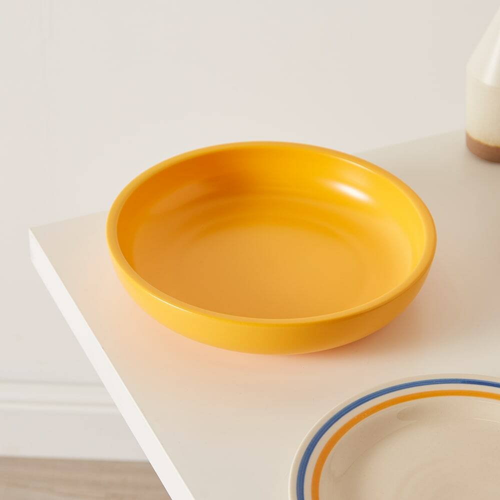 HAY Sobremesa Serving Bowl Large in Yellow HAY