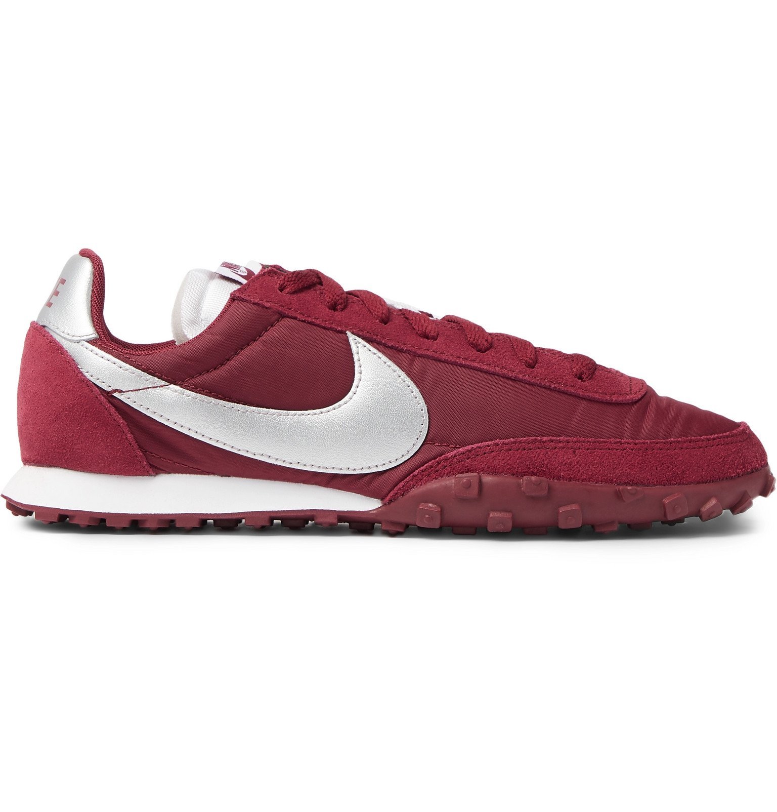 nike waffle racer burgundy