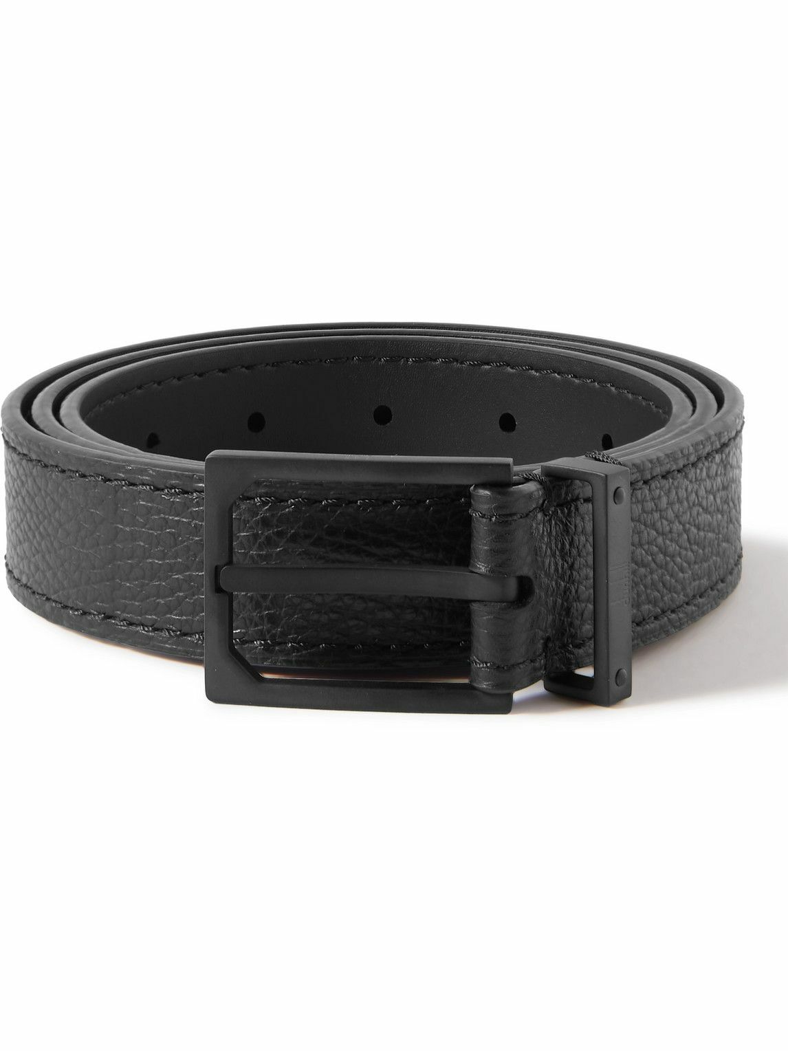 Dunhill - 3cm Full-Grain Leather Belt - Black Dunhill