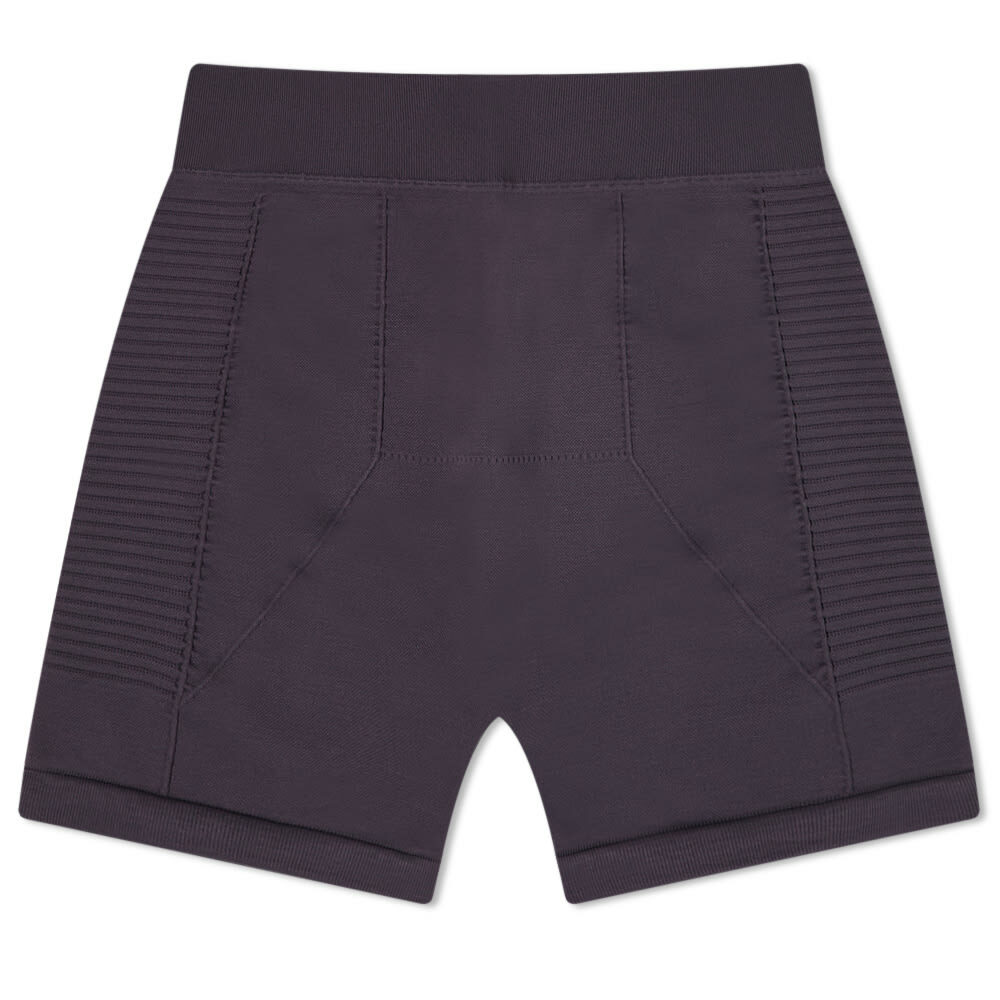 Photo: Rick Owens Women's Knit Cycling Shorts in Eggplant