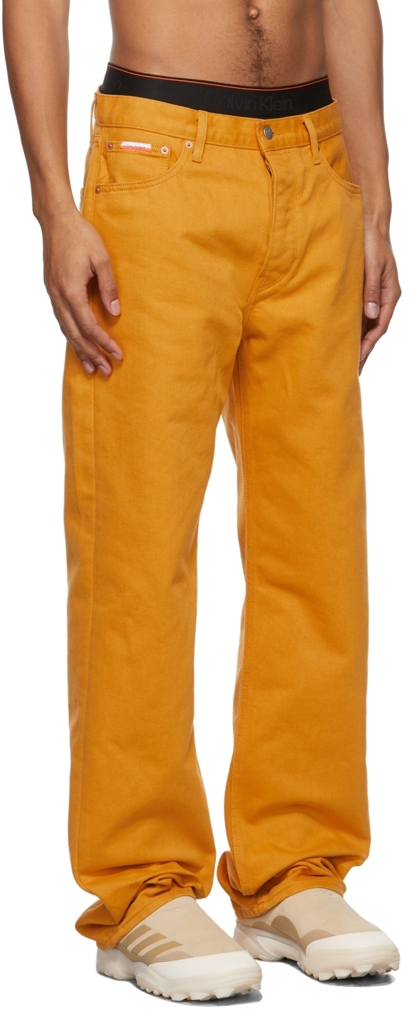 calvin klein yellow pants