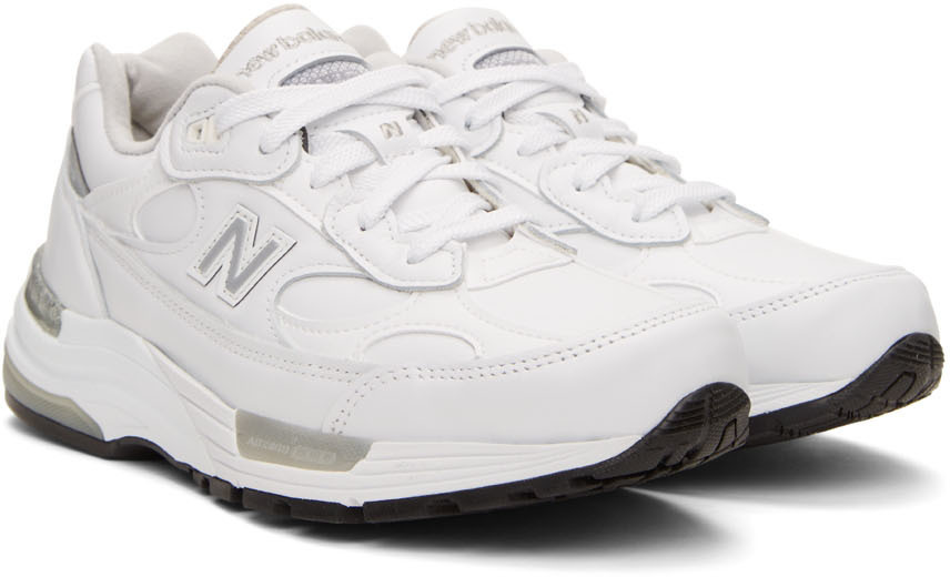 New Balance White Made In USA 992 Low Sneakers