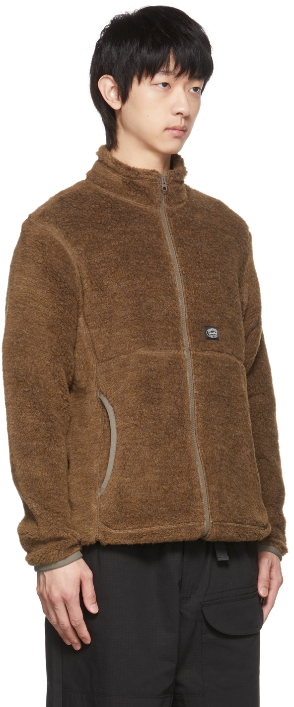 Snow Peak Brown Wool Jacket Snow Peak