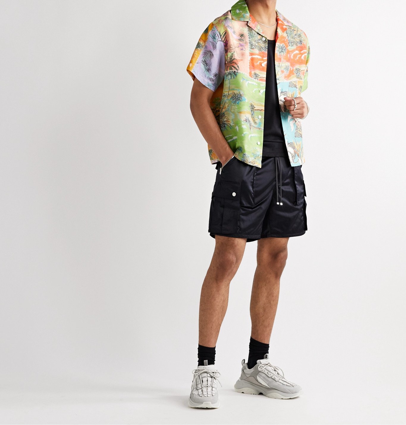 amiri bone runner gray