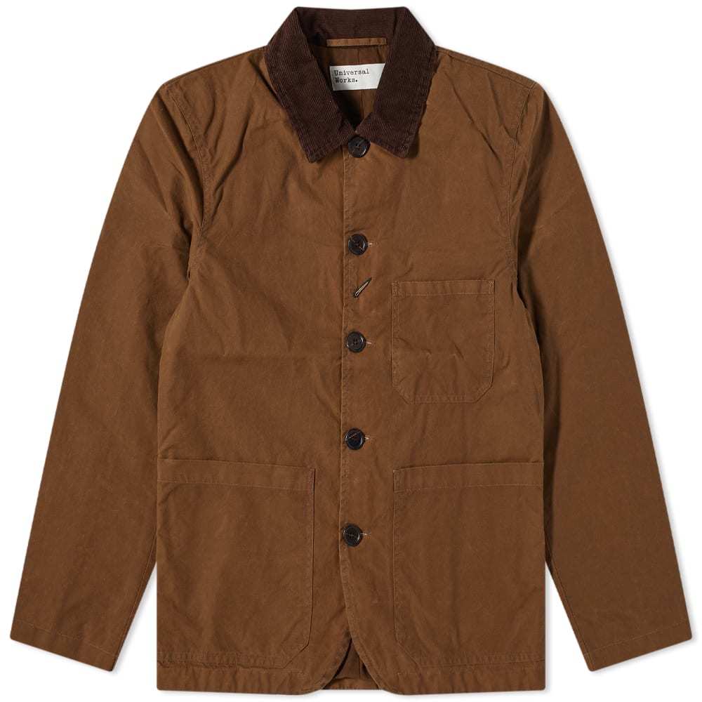 Universal Works Waxed Bakers Chore Jacket Universal Works