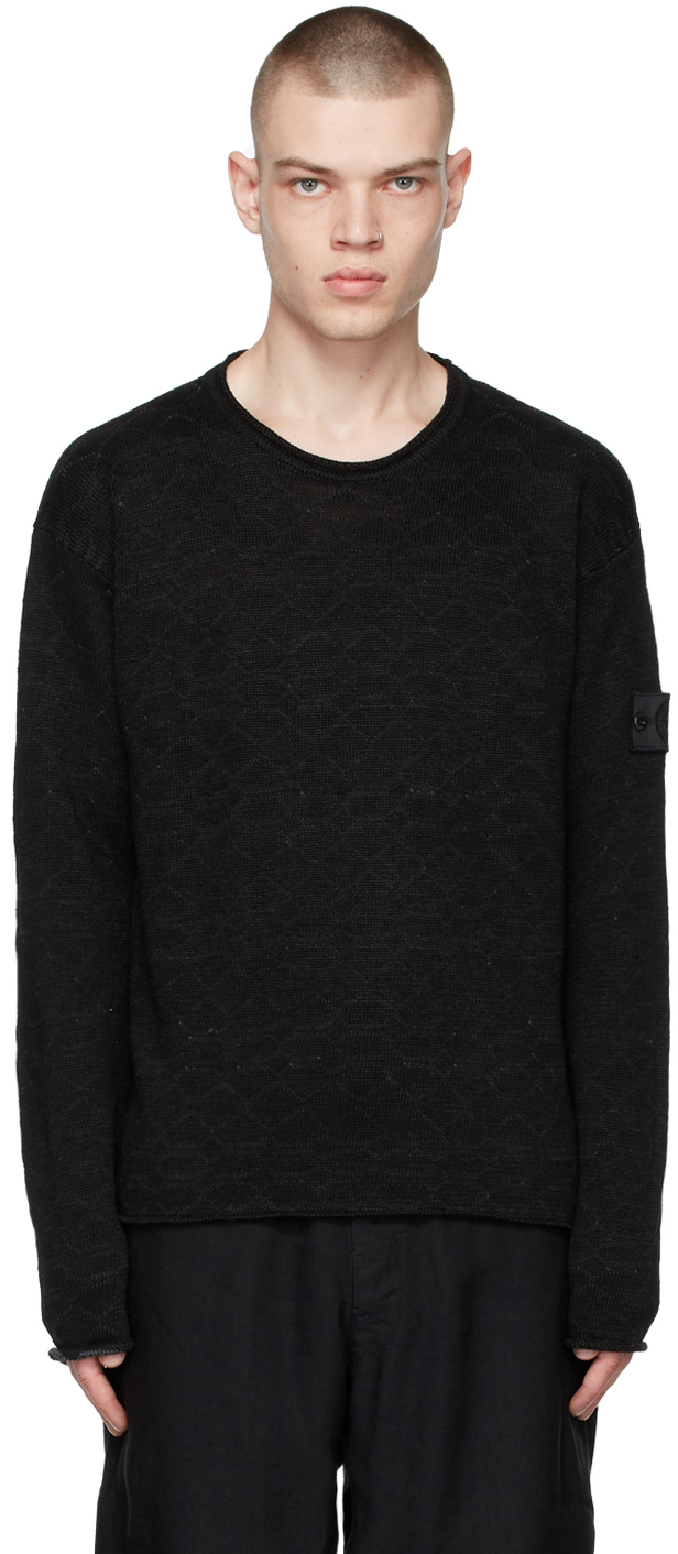 Stone Island Shadow Project Black Chapter 1 Sweater Stone Island Shadow ...