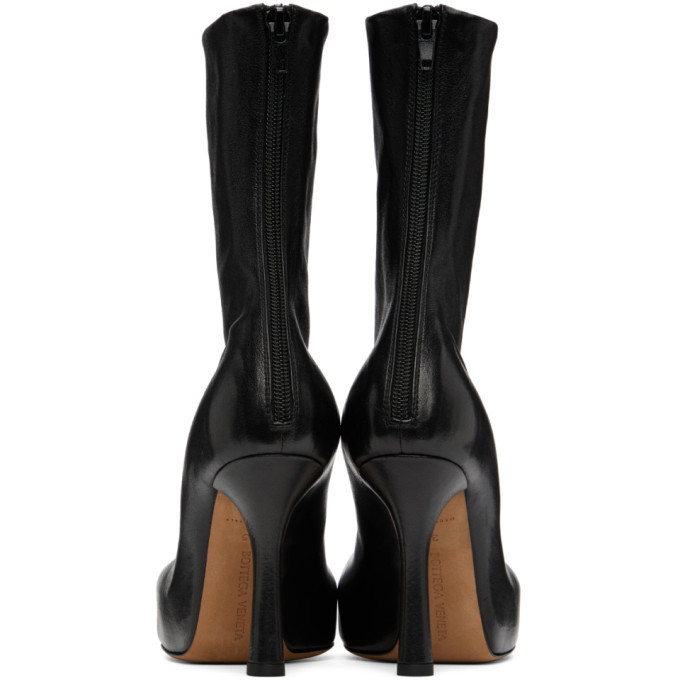 Black Nappa BV Bold Boots Bottega Veneta