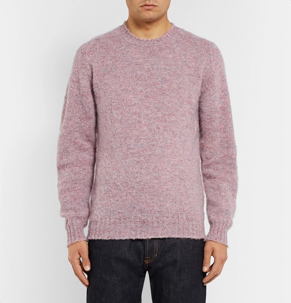 Shaggy Bear Brushed Wool Sweater 