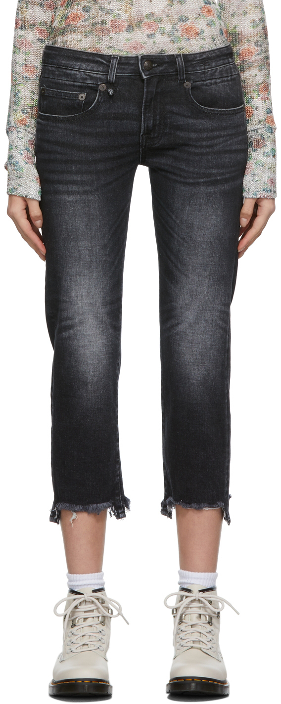 R13 Black Skinny Boy Jeans R13