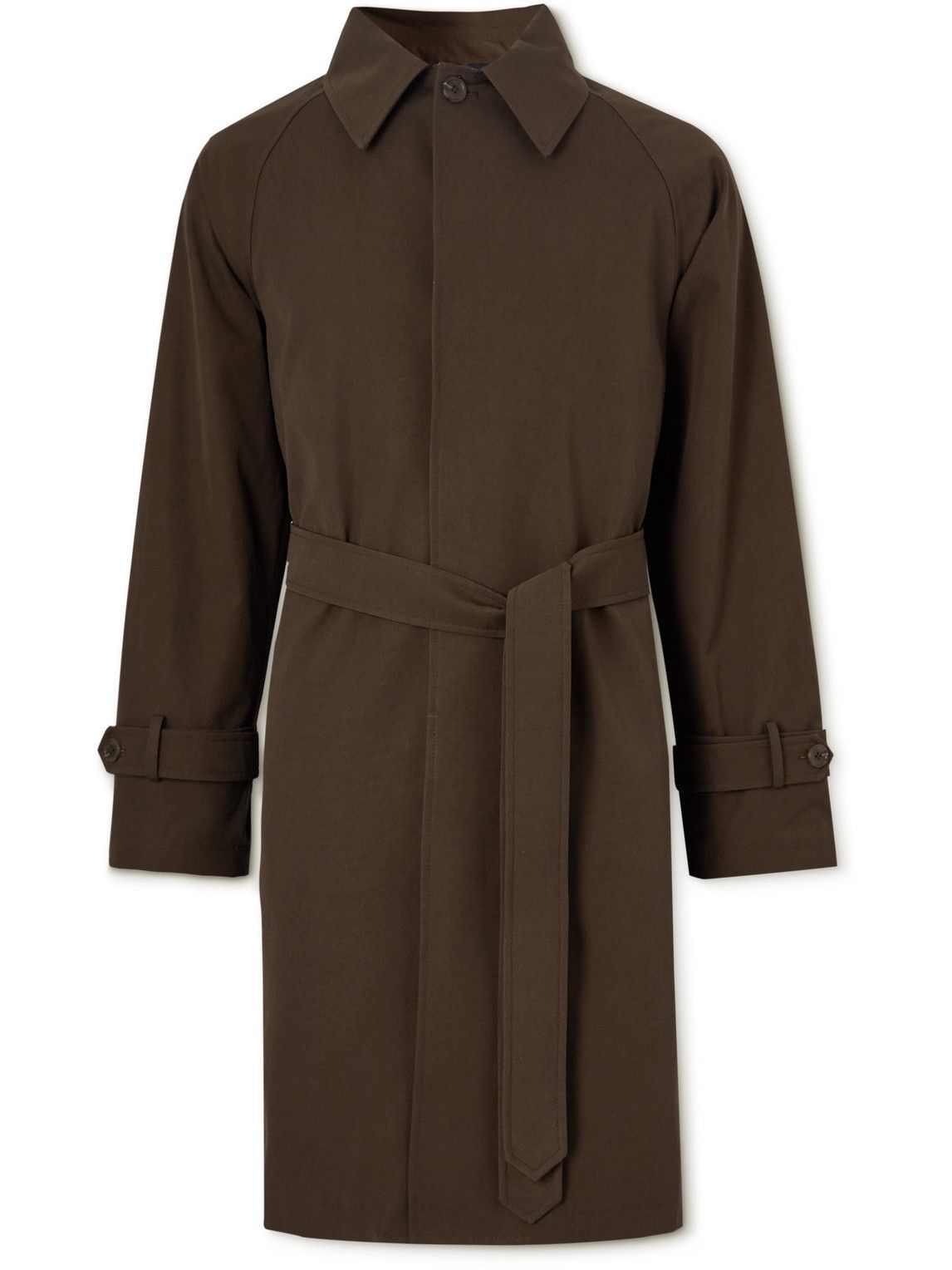 Photo: Stoffa - Belted Cotton-Canvas Trench Coat - Brown