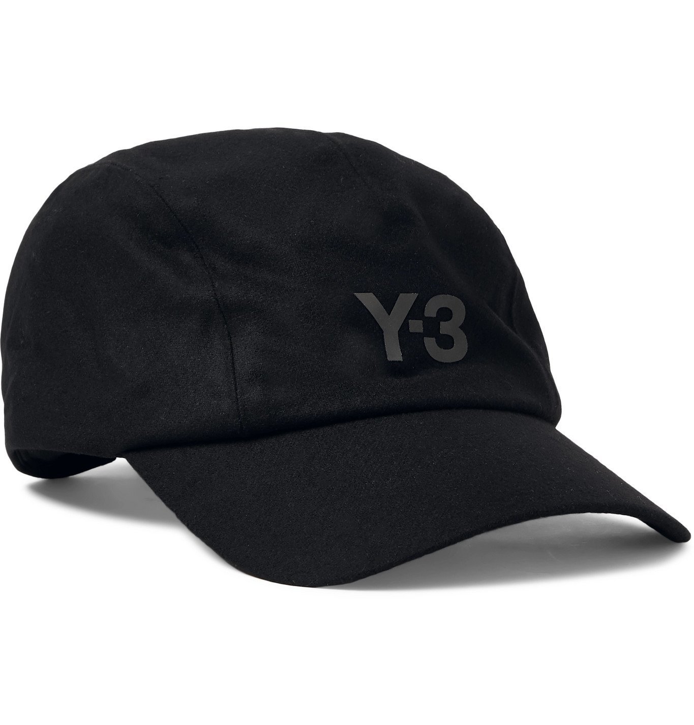 Y-3 - CH1 Logo-Print Wool-Blend Baseball Cap - Black Y-3