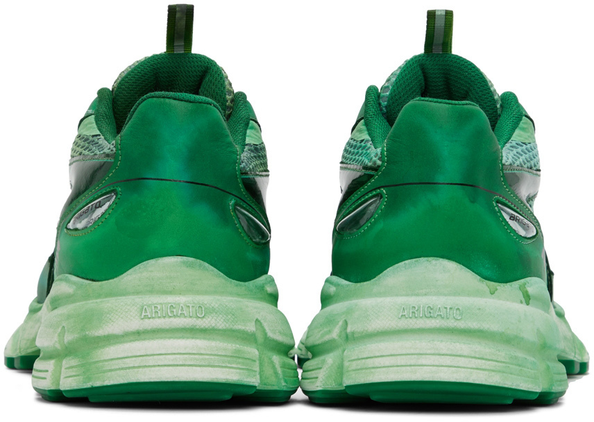Axel Arigato SSENSE Exclusive Green Marathon DipDye Sneakers Axel Arigato
