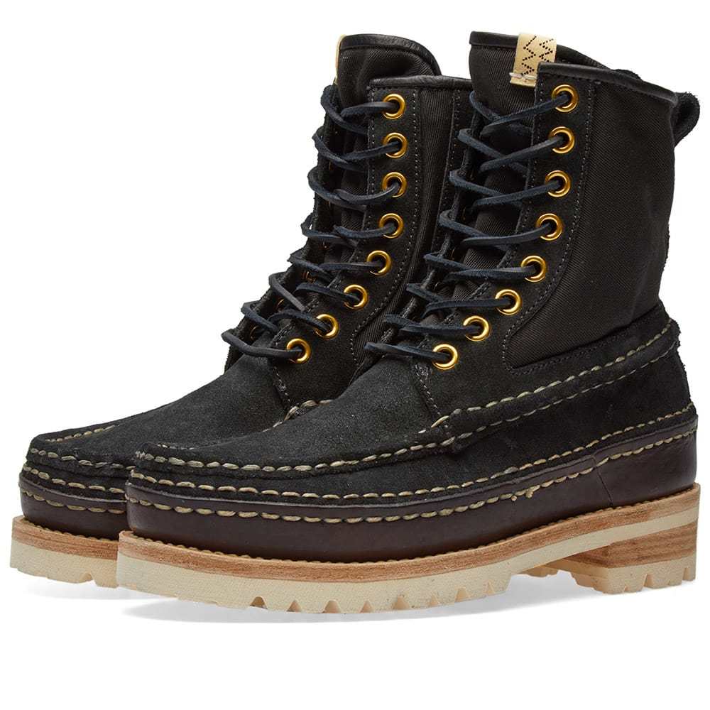 Visvim Grizzly Hi-Folk Veggie Suede Black Visvim