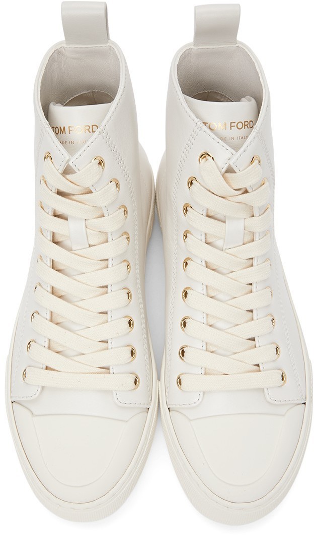 TOM FORD White City High Sneakers TOM FORD