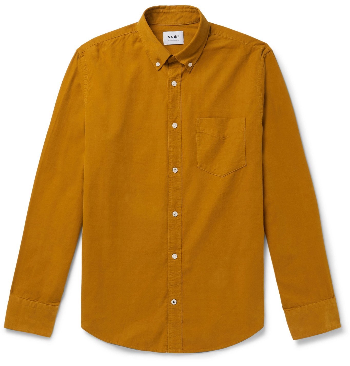yellow corduroy shirt
