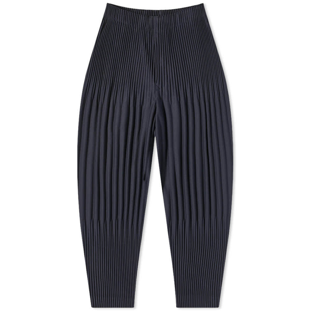 Homme Plissé Issey Miyake Men's Jf153 Cropped Easy Fit Pant in Navy ...