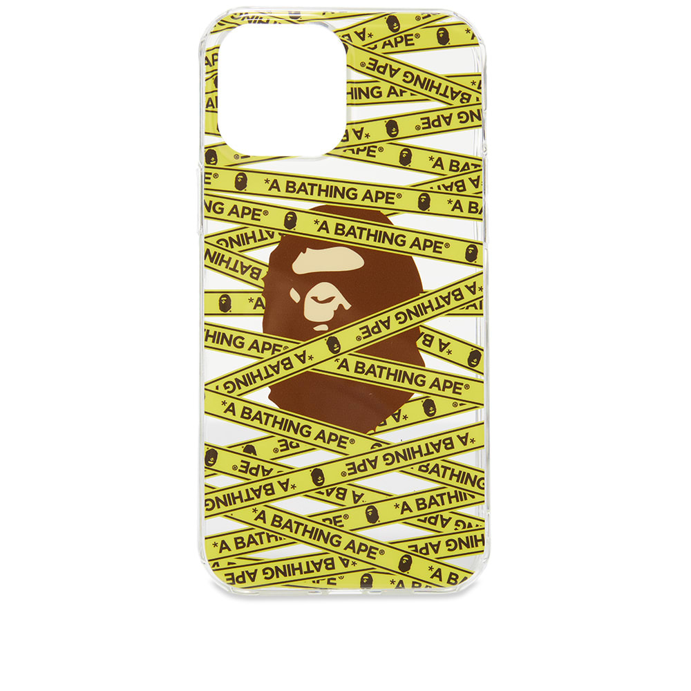 Photo: A Bathing Ape Tape Logo iPhone 13 Pro Max Clear Case