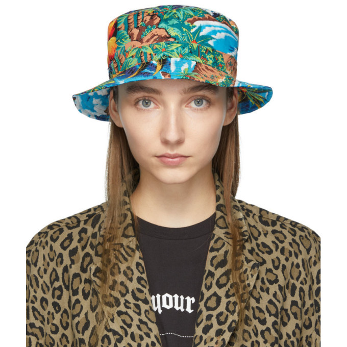 R13 Blue Wave Island Bucket Hat R13