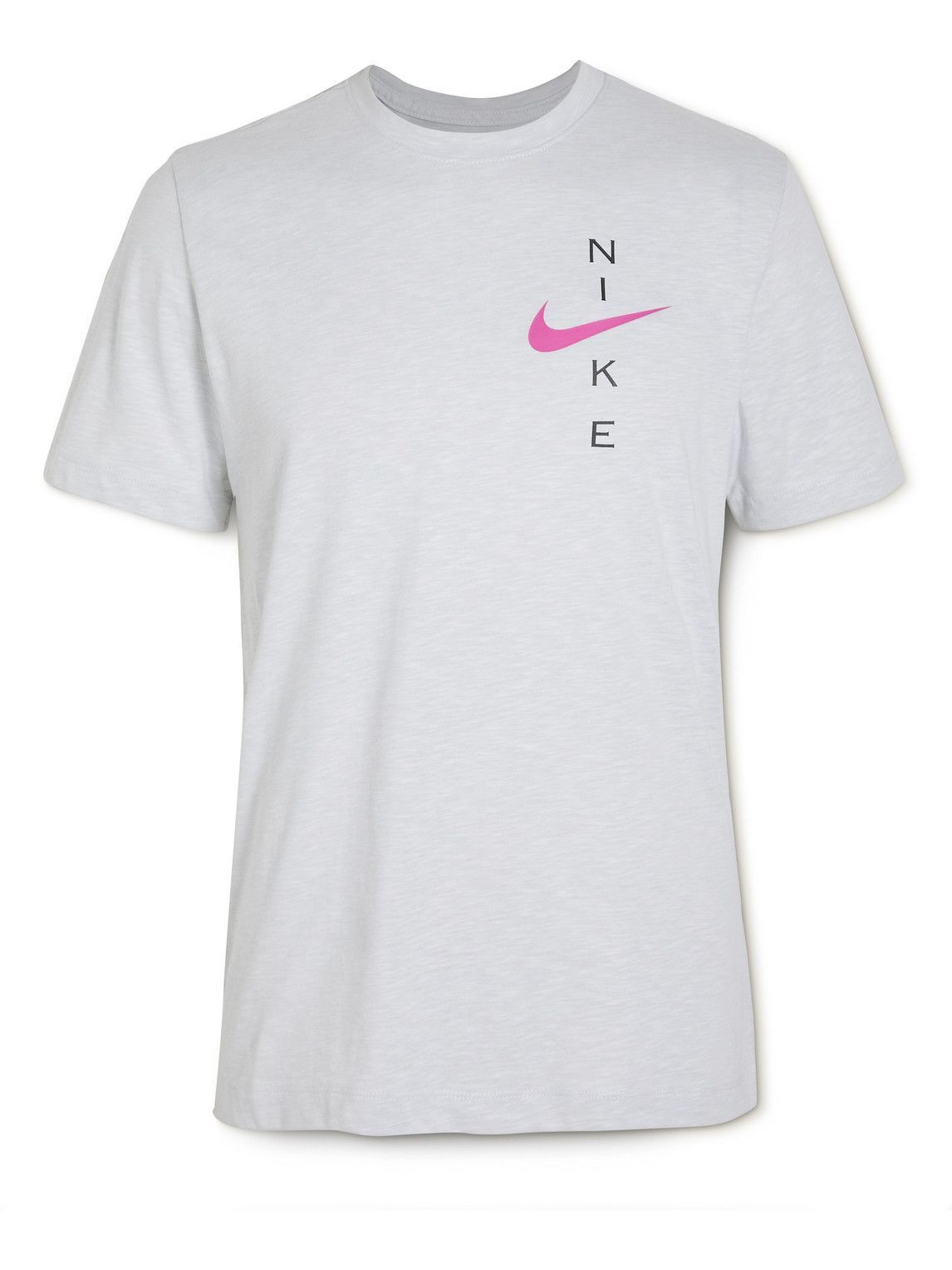 Nike Training - Logo-Print Dri-FIT Cotton-Blend Jersey T-Shirt - White ...