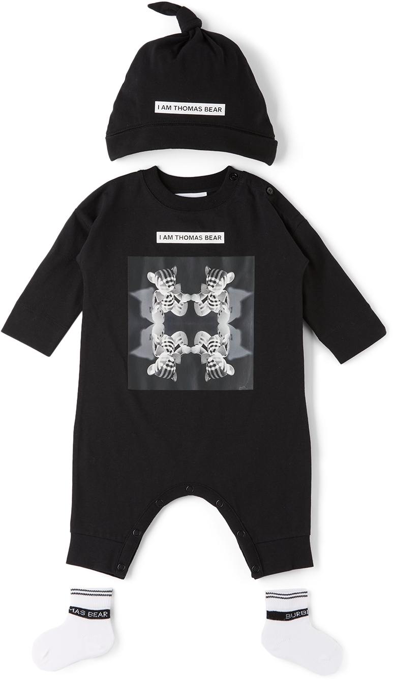 Burberry Baby Thomas Bear Bodysuit Set Burberry