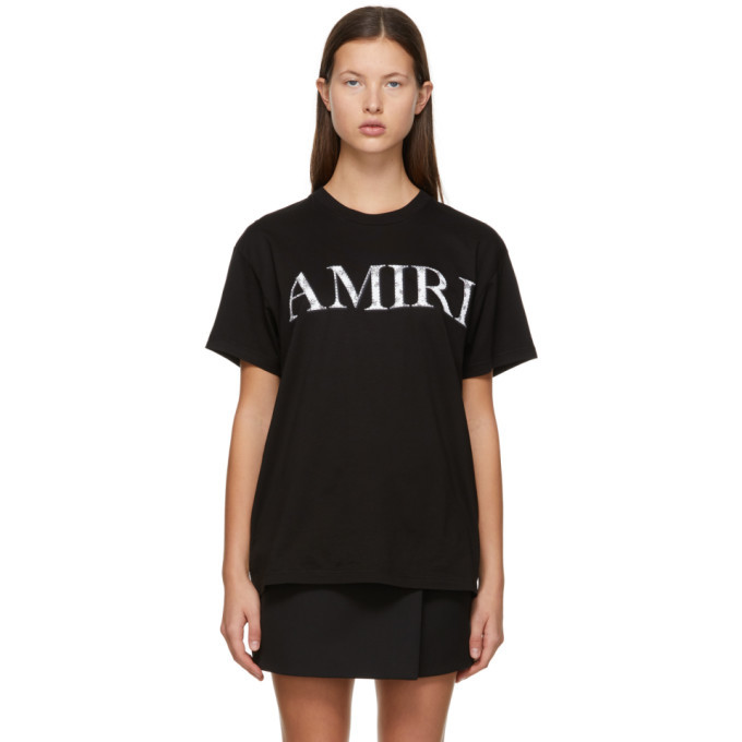 AMIRI Black Bandana Logo T-Shirt Amiri