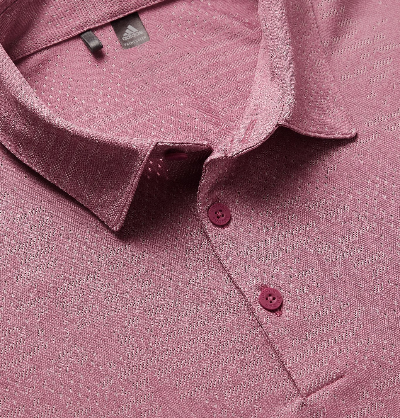 pink adidas golf polo