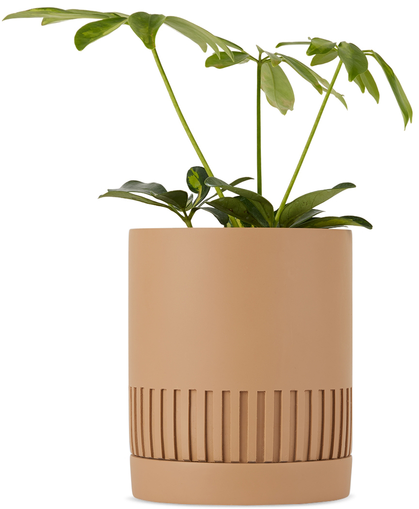 Photo: Capra Designs SSENSE Exclusive Tan Etch Planter