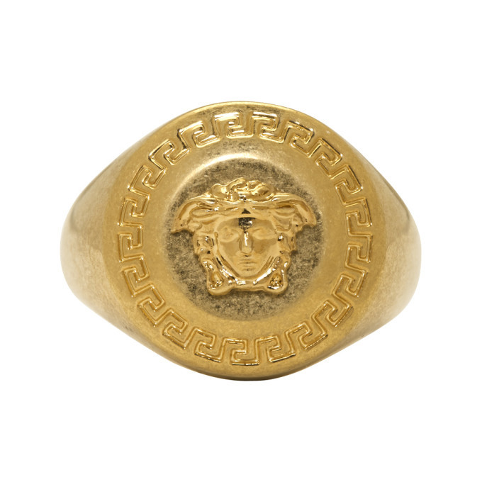 versace coin ring