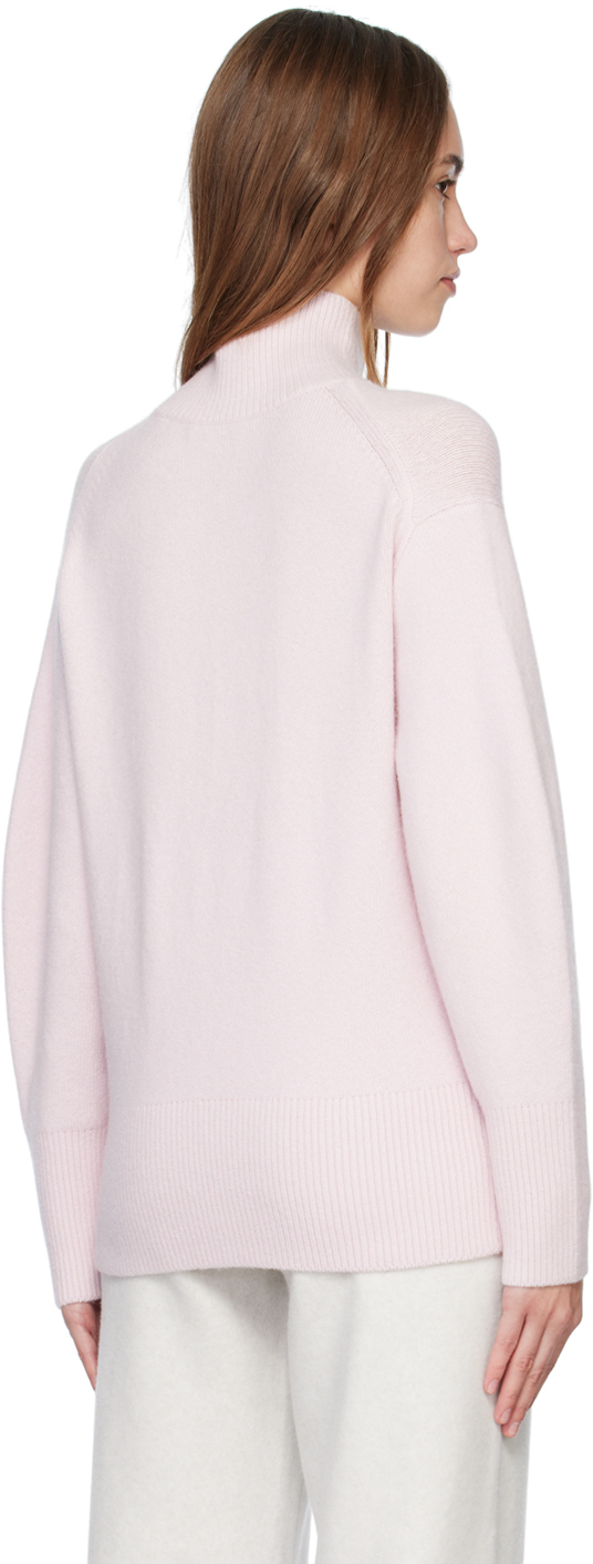 Vince Pink Wide Sleeve Turtleneck Vince