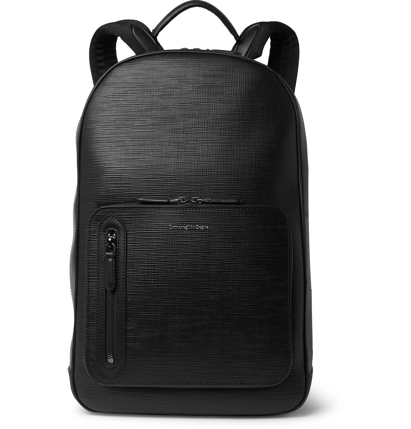 Ermenegildo Zegna - Stuoia Leather Backpack - Black Ermenegildo Zegna