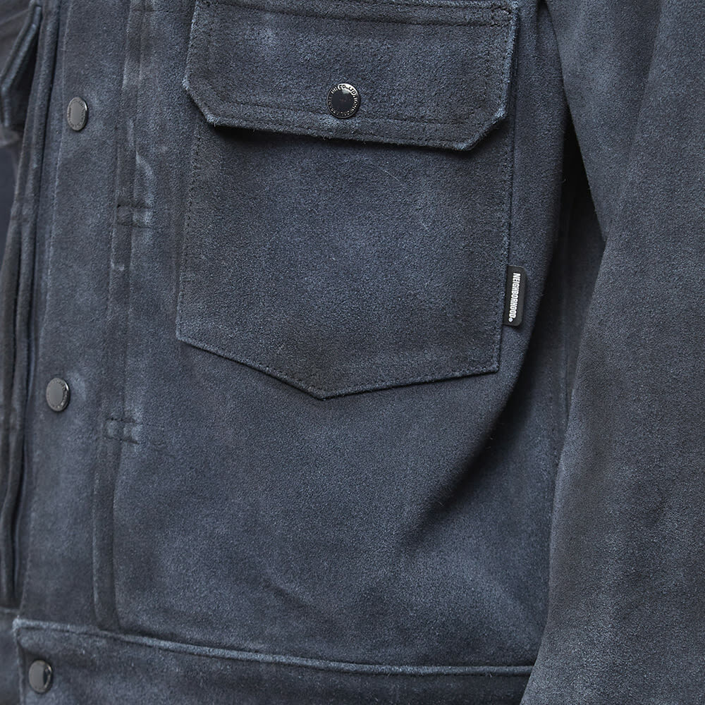 Neighborhood Men's Suede Type-2 Jacket in Navy Neighborhood