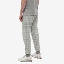 Thom Browne Men's Check Engineered Stripe Sweat Pant in Light Grey