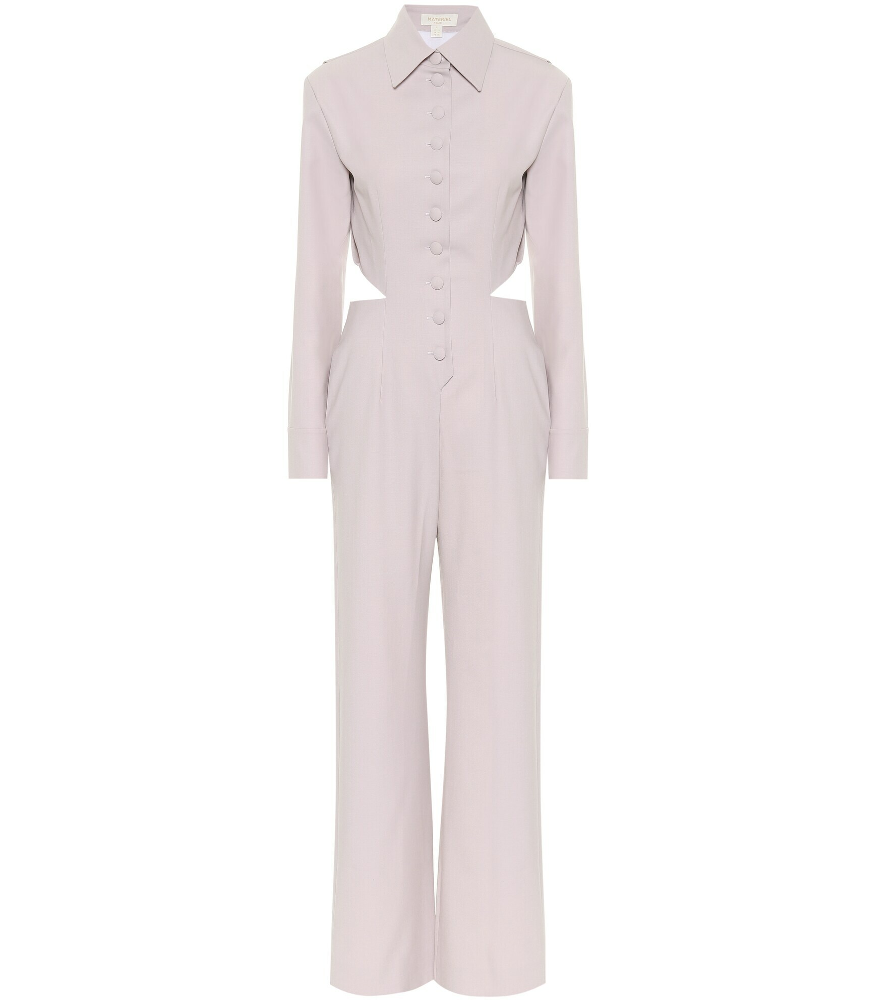 Materiel Tbilisi - Cutout wool-blend jumpsuit Materiel Tbilisi