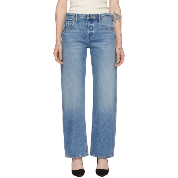 Khaite Blue The Kerrie Jeans Khaite